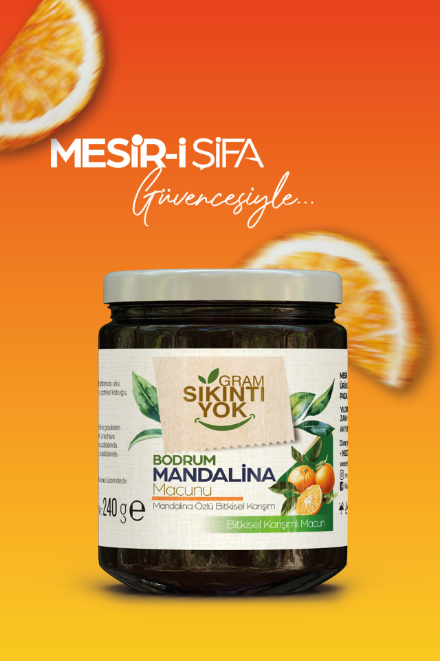 Mesiri Şifa Bodrum Mandalina Macunu 240 Gr.