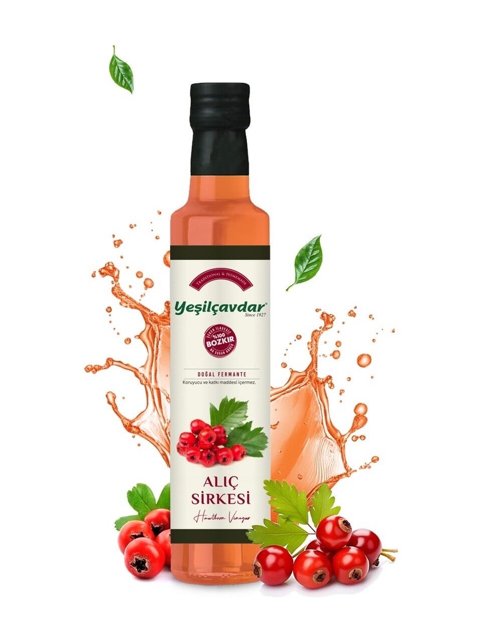 Yeşilçavdar Alıç Sirkesi 500 Ml.