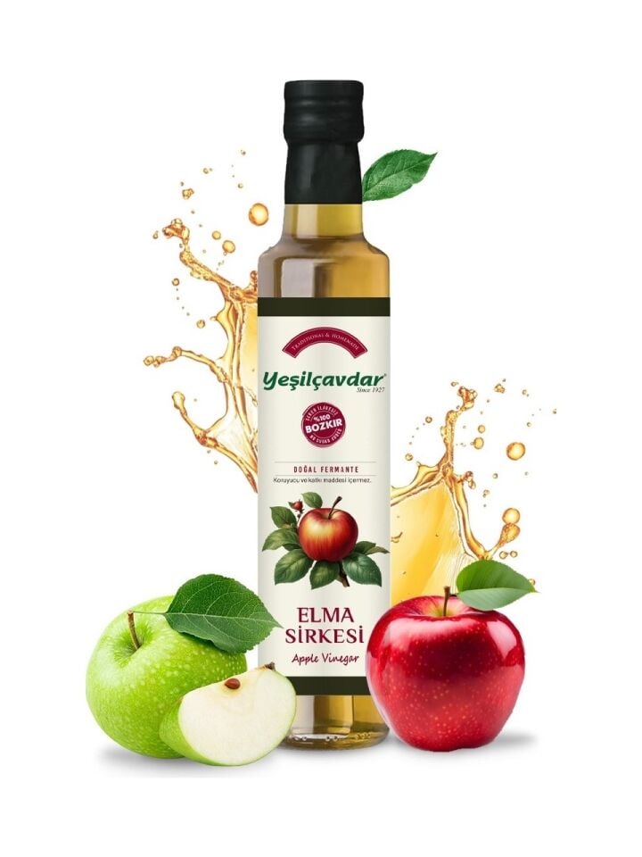 Yeşilçavdar Elma Sirkesi 500 Ml.