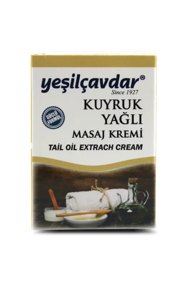 Yeşilçavdar Kuyruk Yağlı Masaj Kremi 90 Ml.