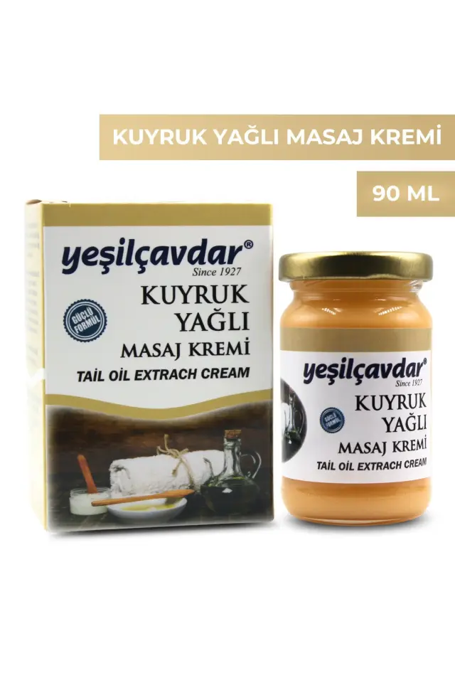 Yeşilçavdar Kuyruk Yağlı Masaj Kremi 90 Ml.