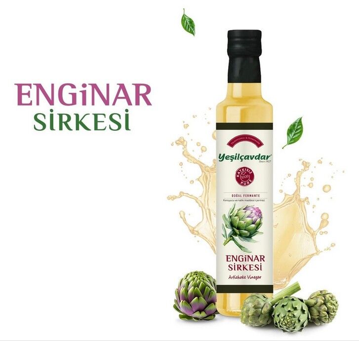 Yeşilçavdar Enginar Sirkesi 500 Ml.