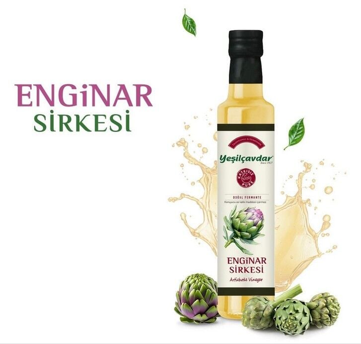 Yeşilçavdar Enginar Sirkesi 500 Ml.