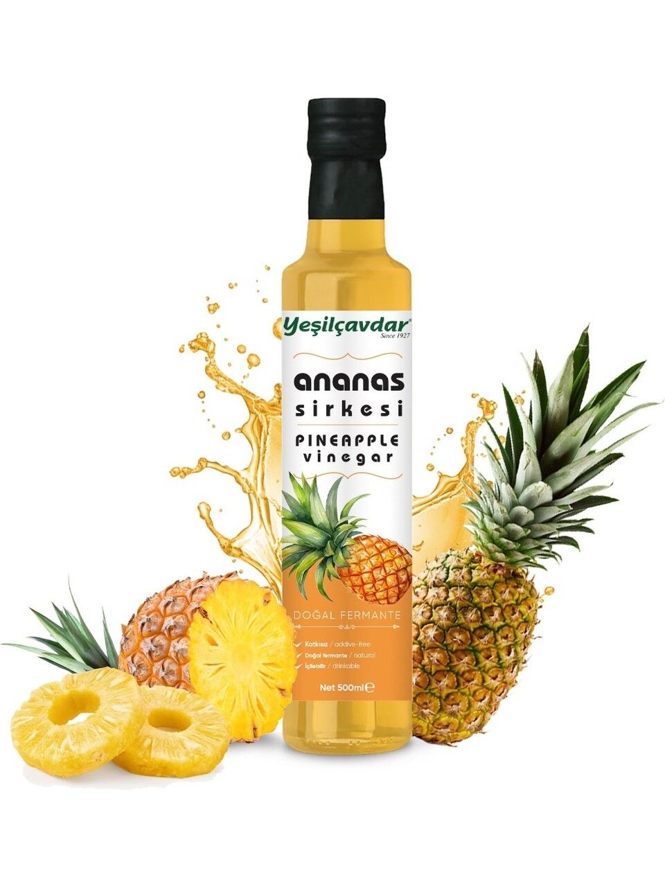 Yeşilçavdar Ananas Sirkesi 500 Ml.