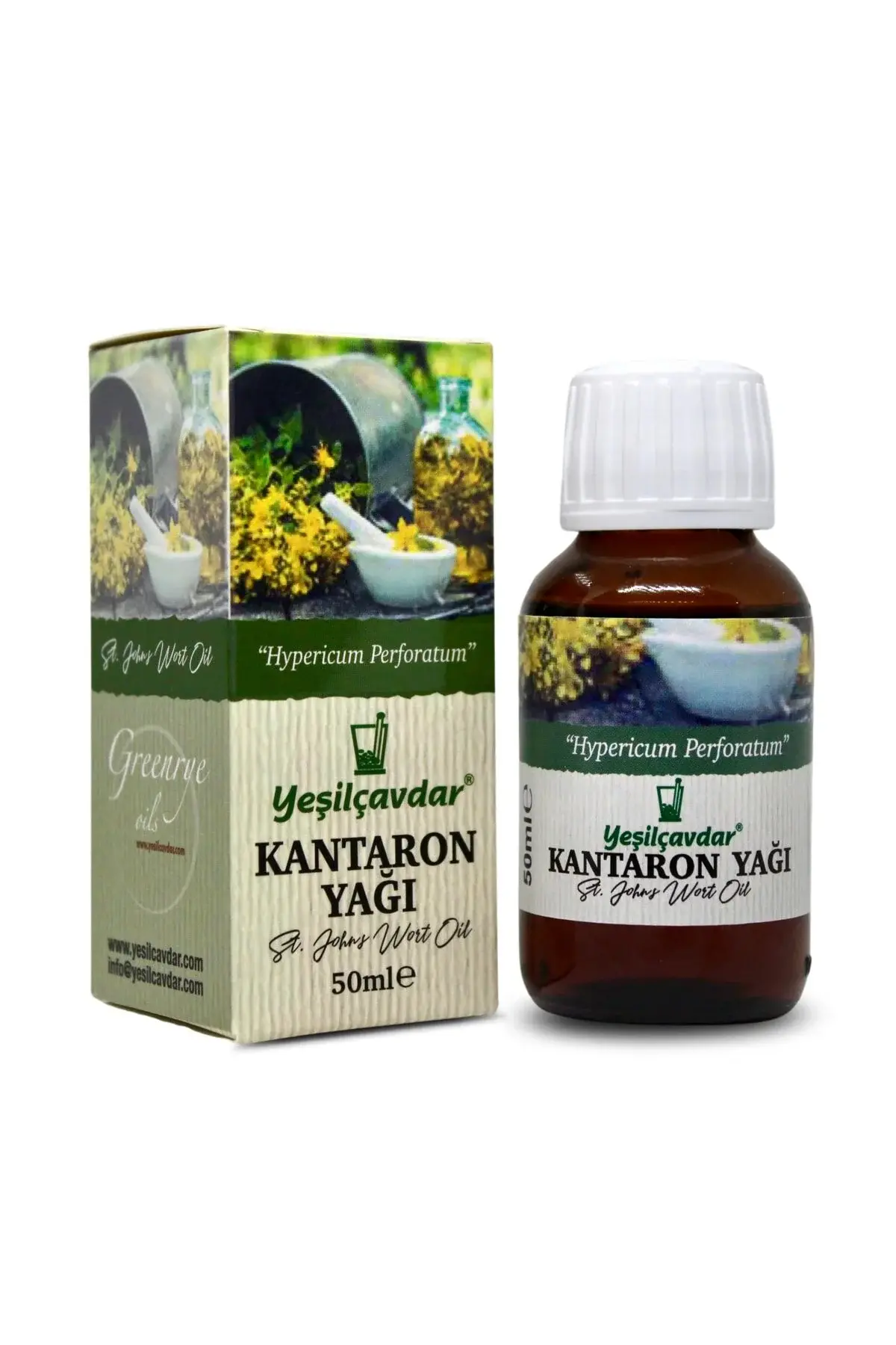 Yeşilçavdar Kantaron Yağı 50 Ml.