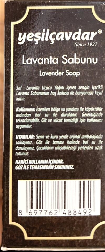 Yeşilçavdar Lavanta Sabunu 125 Gr.