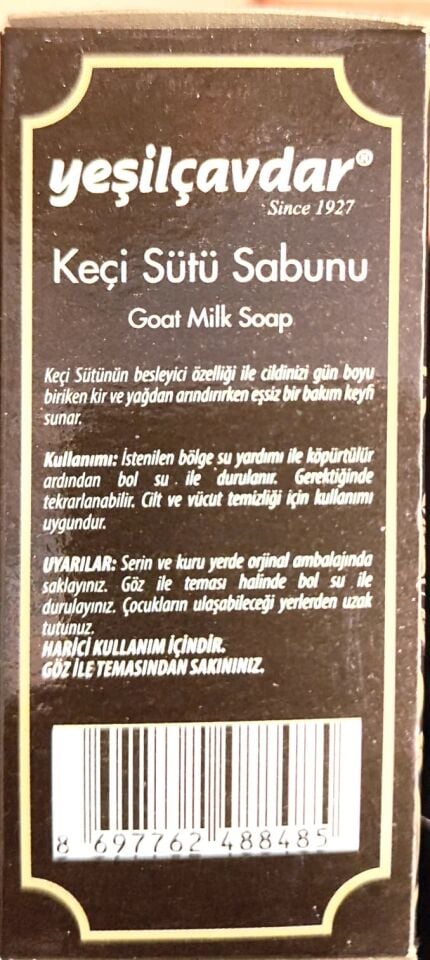 Yeşilçavdar Keçi Sütü Sabunu 125 Gr.