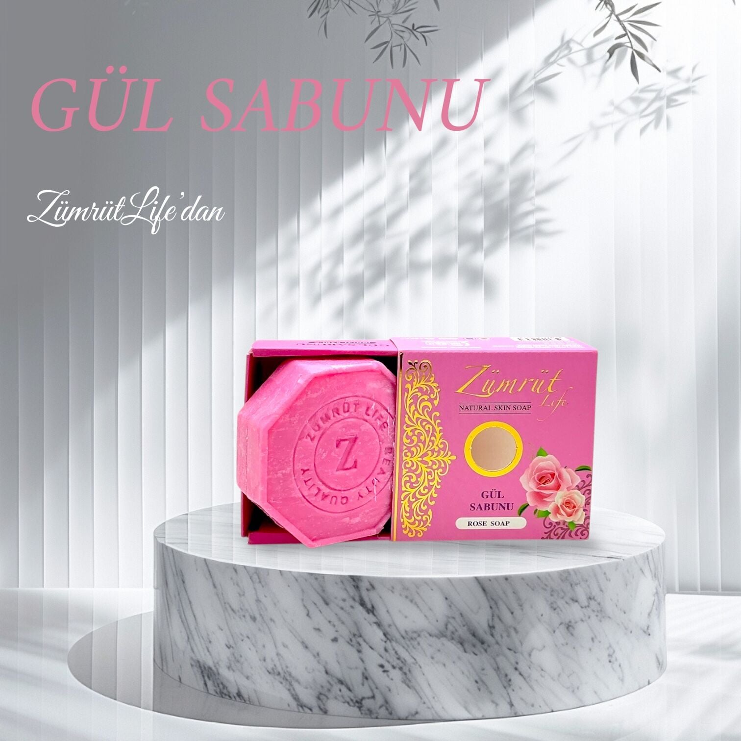 Zümrüt Life Gül Sabunu 125 Gr.